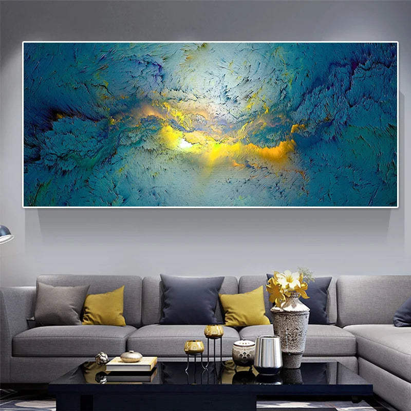 Abstract Colorful Cloud Wall Paintings